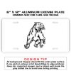 6 X 12 Full Size Aluminum License Plate for Cars and Trucks  Thumbnail