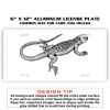 6 X 12 Full Size Aluminum License Plate for Cars and Trucks  Thumbnail