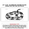 6 X 12 Full Size Aluminum License Plate for Cars and Trucks  Thumbnail