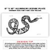 6 X 12 Full Size Aluminum License Plate for Cars and Trucks  Thumbnail
