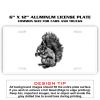 6 X 12 Full Size Aluminum License Plate for Cars and Trucks  Thumbnail