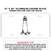6 X 12 Full Size Aluminum License Plate for Cars and Trucks  Thumbnail