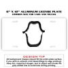 6 X 12 Full Size Aluminum License Plate for Cars and Trucks  Thumbnail