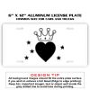 6 X 12 Full Size Aluminum License Plate for Cars and Trucks  Thumbnail