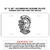 6 X 12 Full Size Aluminum License Plate for Cars and Trucks  Thumbnail