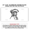 6 X 12 Full Size Aluminum License Plate for Cars and Trucks  Thumbnail