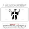 6 X 12 Full Size Aluminum License Plate for Cars and Trucks  Thumbnail