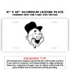 6 X 12 Full Size Aluminum License Plate for Cars and Trucks  Thumbnail