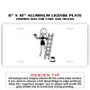 6 X 12 Full Size Aluminum License Plate for Cars and Trucks  Thumbnail