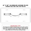 6 X 12 Full Size Aluminum License Plate for Cars and Trucks  Thumbnail