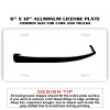 6 X 12 Full Size Aluminum License Plate for Cars and Trucks  Thumbnail