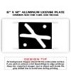 6 X 12 Full Size Aluminum License Plate for Cars and Trucks  Thumbnail