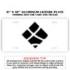 6 X 12 Full Size Aluminum License Plate for Cars and Trucks  Thumbnail