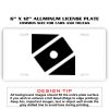 6 X 12 Full Size Aluminum License Plate for Cars and Trucks  Thumbnail
