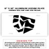 6 X 12 Full Size Aluminum License Plate for Cars and Trucks  Thumbnail