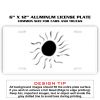 6 X 12 Full Size Aluminum License Plate for Cars and Trucks  Thumbnail