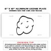 6 X 12 Full Size Aluminum License Plate for Cars and Trucks  Thumbnail