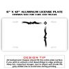 6 X 12 Full Size Aluminum License Plate for Cars and Trucks  Thumbnail