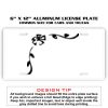 6 X 12 Full Size Aluminum License Plate for Cars and Trucks  Thumbnail