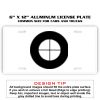 6 X 12 Full Size Aluminum License Plate for Cars and Trucks  Thumbnail