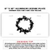 6 X 12 Full Size Aluminum License Plate for Cars and Trucks  Thumbnail