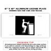 6 X 12 Full Size Aluminum License Plate for Cars and Trucks  Thumbnail