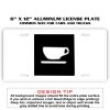 6 X 12 Full Size Aluminum License Plate for Cars and Trucks  Thumbnail