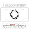 6 X 12 Full Size Aluminum License Plate for Cars and Trucks  Thumbnail