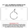 6 X 12 Full Size Aluminum License Plate for Cars and Trucks  Thumbnail