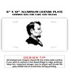 6 X 12 Full Size Aluminum License Plate for Cars and Trucks  Thumbnail