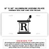 6 X 12 Full Size Aluminum License Plate for Cars and Trucks  Thumbnail