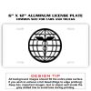 6 X 12 Full Size Aluminum License Plate for Cars and Trucks  Thumbnail