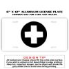 6 X 12 Full Size Aluminum License Plate for Cars and Trucks  Thumbnail