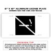 6 X 12 Full Size Aluminum License Plate for Cars and Trucks  Thumbnail
