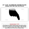 6 X 12 Full Size Aluminum License Plate for Cars and Trucks  Thumbnail