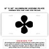 6 X 12 Full Size Aluminum License Plate for Cars and Trucks  Thumbnail