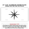 6 X 12 Full Size Aluminum License Plate for Cars and Trucks  Thumbnail
