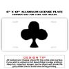 6 X 12 Full Size Aluminum License Plate for Cars and Trucks  Thumbnail