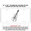 6 X 12 Full Size Aluminum License Plate for Cars and Trucks  Thumbnail
