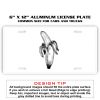 6 X 12 Full Size Aluminum License Plate for Cars and Trucks  Thumbnail