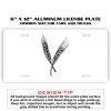6 X 12 Full Size Aluminum License Plate for Cars and Trucks  Thumbnail