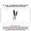 6 X 12 Full Size Aluminum License Plate for Cars and Trucks  Thumbnail