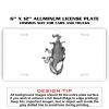 6 X 12 Full Size Aluminum License Plate for Cars and Trucks  Thumbnail