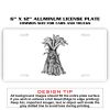 6 X 12 Full Size Aluminum License Plate for Cars and Trucks  Thumbnail
