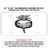 6 X 12 Full Size Aluminum License Plate for Cars and Trucks  Thumbnail
