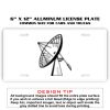 6 X 12 Full Size Aluminum License Plate for Cars and Trucks  Thumbnail