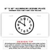 6 X 12 Full Size Aluminum License Plate for Cars and Trucks  Thumbnail