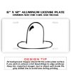 6 X 12 Full Size Aluminum License Plate for Cars and Trucks  Thumbnail