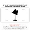 6 X 12 Full Size Aluminum License Plate for Cars and Trucks  Thumbnail