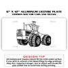 6 X 12 Full Size Aluminum License Plate for Cars and Trucks  Thumbnail